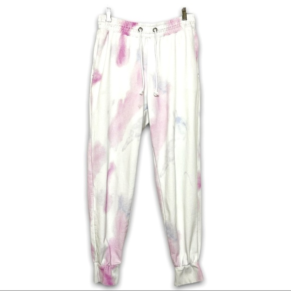 PAIGE Retro Tie Dye French Terry Jogger Track Sweatpants Size M - Picture 4 of 12